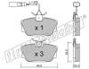 fri.tech. 355.1 (3551) Brake Pad Set, disc brake