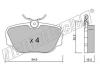 fri.tech. 360.0 (3600) Brake Pad Set, disc brake