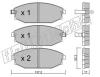 fri.tech. 372.0 (3720) Brake Pad Set, disc brake