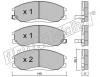 fri.tech. 373.0 (3730) Brake Pad Set, disc brake