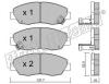 fri.tech. 393.0 (3930) Brake Pad Set, disc brake