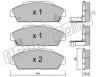 fri.tech. 394.0 (3940) Brake Pad Set, disc brake