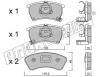 fri.tech. 395.0 (3950) Brake Pad Set, disc brake