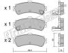 fri.tech. 418.0 (4180) Brake Pad Set, disc brake