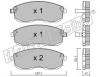 fri.tech. 419.0 (4190) Brake Pad Set, disc brake