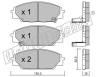 fri.tech. 450.0 (4500) Brake Pad Set, disc brake
