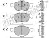 fri.tech. 464.0 (4640) Brake Pad Set, disc brake