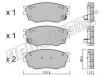 fri.tech. 491.0 (4910) Brake Pad Set, disc brake