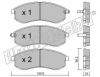 fri.tech. 498.0 (4980) Brake Pad Set, disc brake