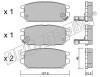 fri.tech. 499.0 (4990) Brake Pad Set, disc brake
