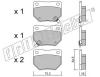 fri.tech. 517.0 (5170) Brake Pad Set, disc brake