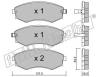 fri.tech. 534.0 (5340) Brake Pad Set, disc brake