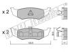 fri.tech. 538.0 (5380) Brake Pad Set, disc brake