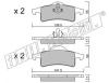 fri.tech. 542.0 (5420) Brake Pad Set, disc brake