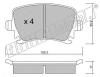 fri.tech. 569.0 (5690) Brake Pad Set, disc brake