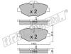 fri.tech. 578.0 (5780) Brake Pad Set, disc brake