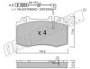 fri.tech. 579.1W (5791W) Brake Pad Set, disc brake