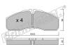 fri.tech. 594.3 (5943) Brake Pad Set, disc brake