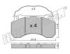 fri.tech. 604.0 (6040) Brake Pad Set, disc brake