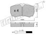 fri.tech. 620.0 (6200) Brake Pad Set, disc brake