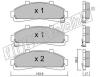 fri.tech. 699.0 (6990) Brake Pad Set, disc brake