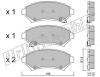 fri.tech. 712.0 (7120) Brake Pad Set, disc brake