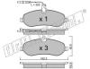 fri.tech. 723.0 (7230) Brake Pad Set, disc brake