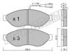 fri.tech. 724.0 (7240) Brake Pad Set, disc brake