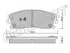fri.tech. 732.0 (7320) Brake Pad Set, disc brake