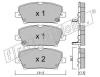 fri.tech. 744.0 (7440) Brake Pad Set, disc brake