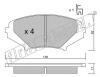 fri.tech. 748.0 (7480) Brake Pad Set, disc brake