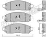 fri.tech. 759.0 (7590) Brake Pad Set, disc brake