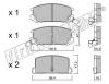 fri.tech. 770.0 (7700) Brake Pad Set, disc brake