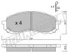 fri.tech. 778.0 (7780) Brake Pad Set, disc brake