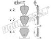 fri.tech. 790.0 (7900) Brake Pad Set, disc brake