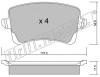 fri.tech. 792.0 (7920) Brake Pad Set, disc brake