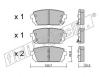 fri.tech. 800.0 (8000) Brake Pad Set, disc brake