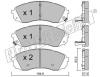 fri.tech. 801.0 (8010) Brake Pad Set, disc brake