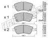 fri.tech. 810.0 (8100) Brake Pad Set, disc brake