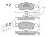 fri.tech. 818.0 (8180) Brake Pad Set, disc brake