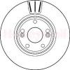 JURID 562183J Brake Disc