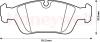 JURID 571959D Brake Pad Set, disc brake