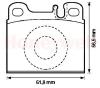 JURID 571342J Brake Pad Set, disc brake