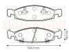 JURID 573077J Brake Pad Set, disc brake