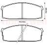 JURID 572230J Brake Pad Set, disc brake