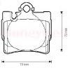 JURID 571962J-AS (571962JAS) Brake Pad Set, disc brake