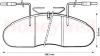 JURID 572374J Brake Pad Set, disc brake