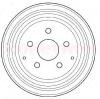 JURID 329131J Brake Drum