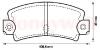 BENDIX 571243B Brake Pad Set, disc brake