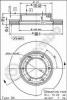 BREMBO 09.5866.10 (09586610) Brake Disc